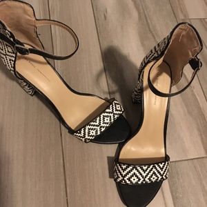 Zara sandal heel shoe.